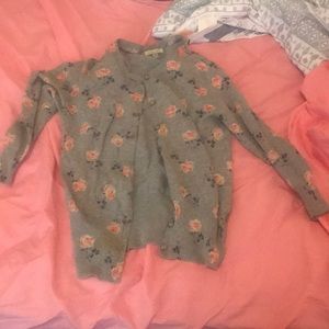 floral cardigan